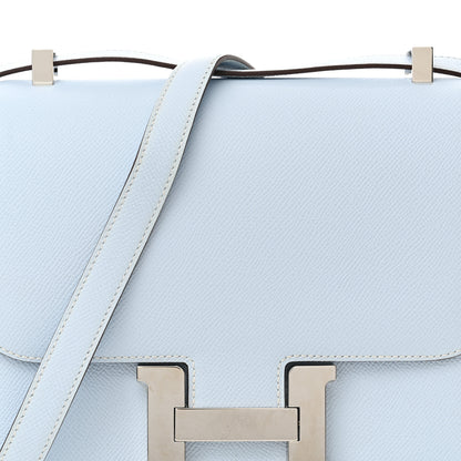 Hermes Epsom Constance 24 Bleu Brume 8 of 12