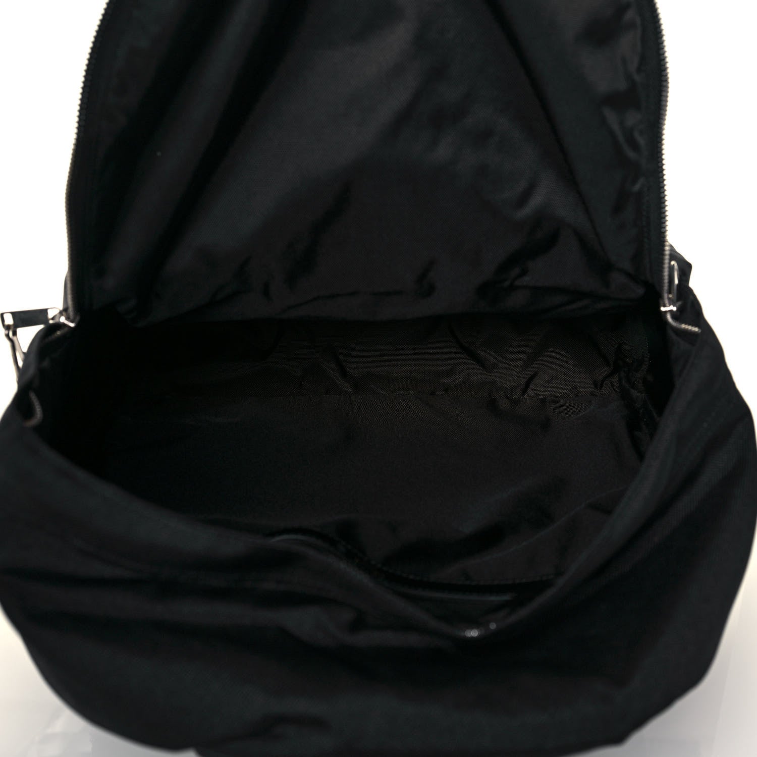 Celine x Christian Marclay Nylon Phonoguitar Print Medium Backpack White Black 5 of 13