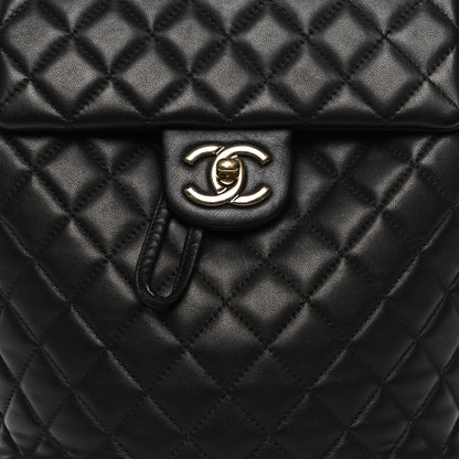 Chanel Calfskin Quilted Small Urban Spirit Backpack Black 8 of 10