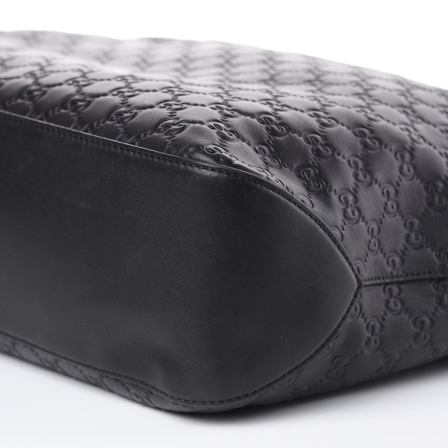 Guccissima Signature Large Linea A Hobo Black