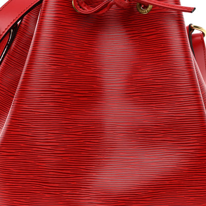 Louis Vuitton Epi Petit Noe Castillan Red 7 of 12