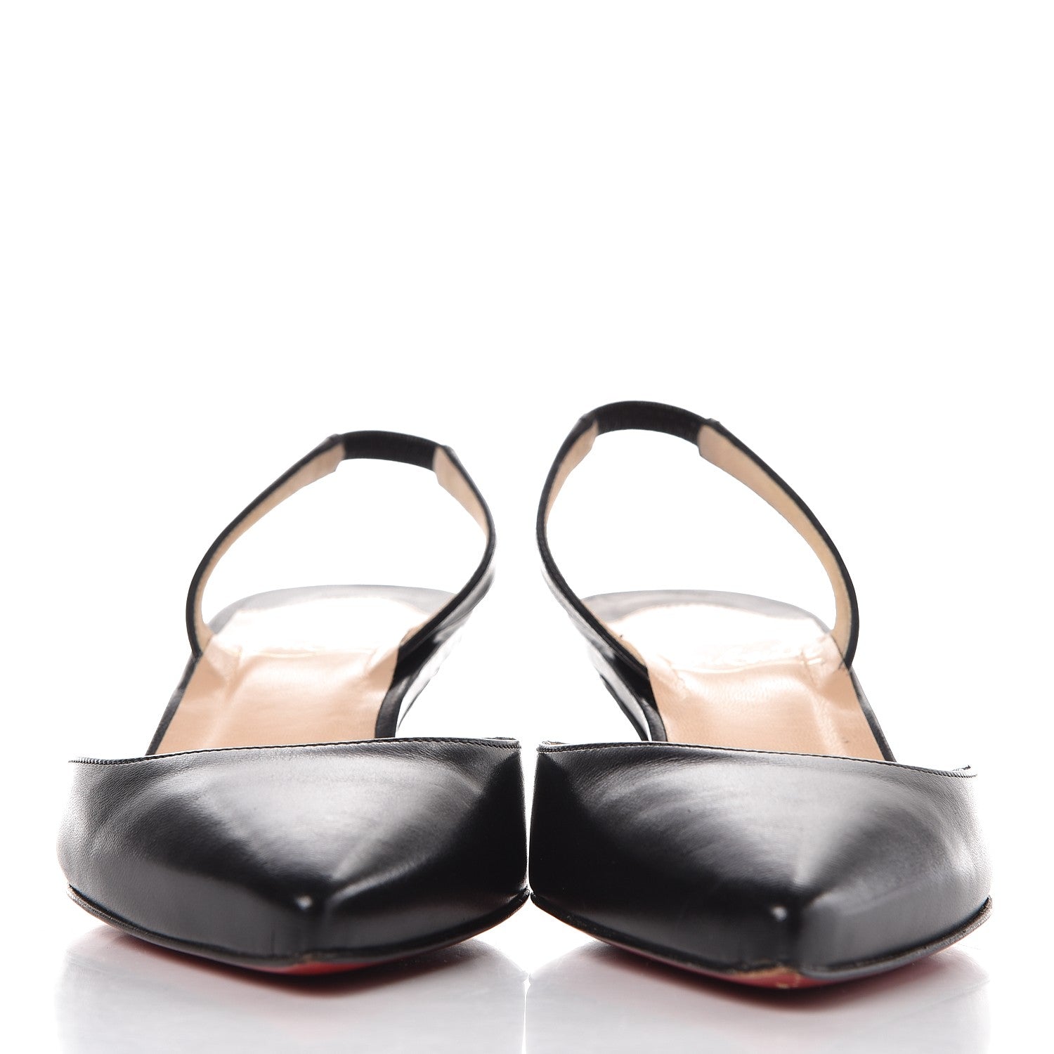 Christian Louboutin Kid Sharka 45 Slingback Pumps 35.5 Black 2 of 11