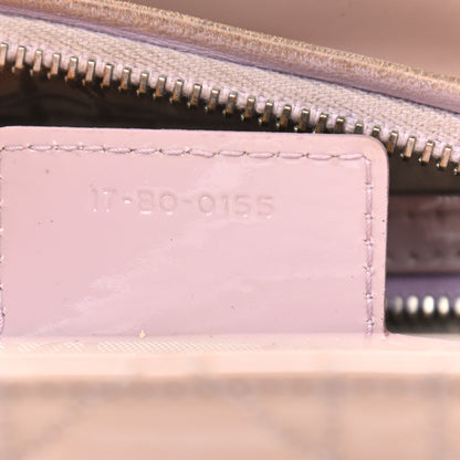 Christian Dior Patent Cannage Medium Lady Dior Rose Clair 6 of 16
