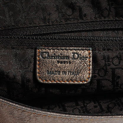 Christian Dior Washed Leather Medium Gaucho Metallic 6 of 7