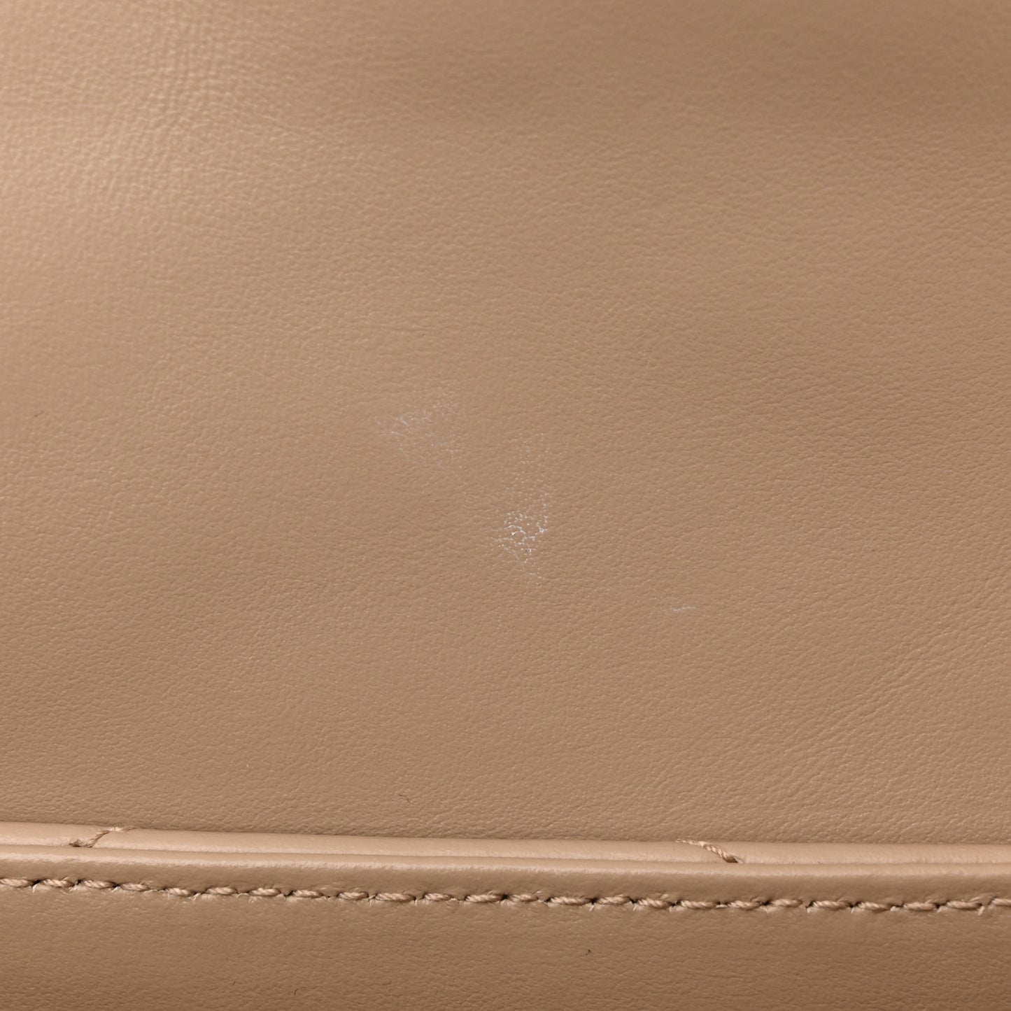 Calfskin Y Quilted Monogram Small Loulou Chain Satchel Dark Beige