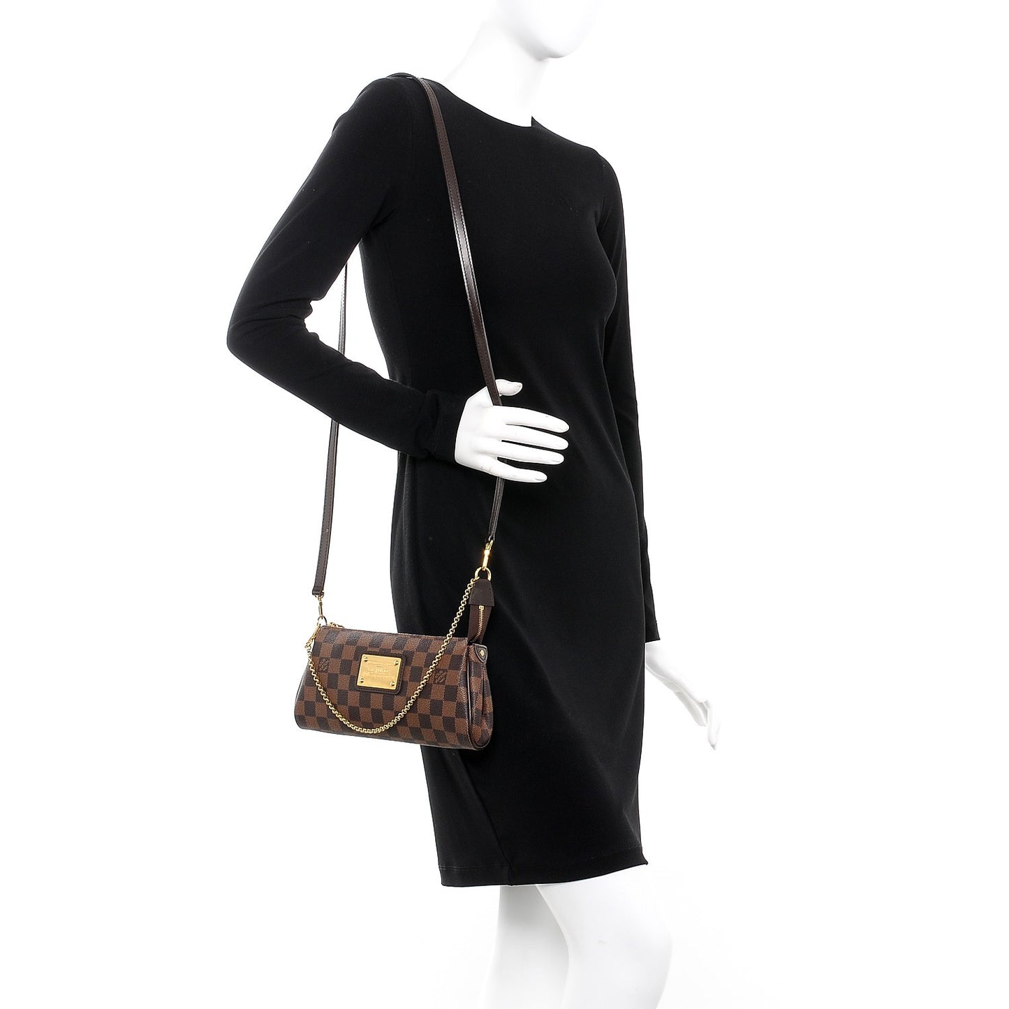 Damier Ebene Eva Clutch