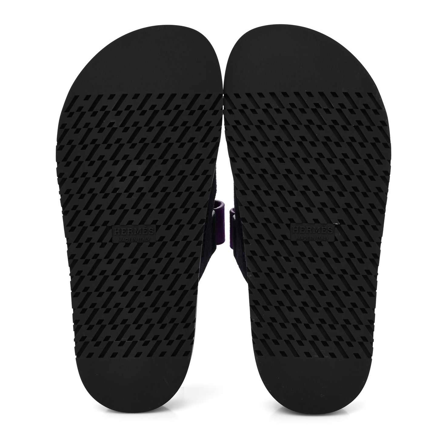 Suede Goatskin Womens Chypre Sandals 36 Marine Violet Majorette