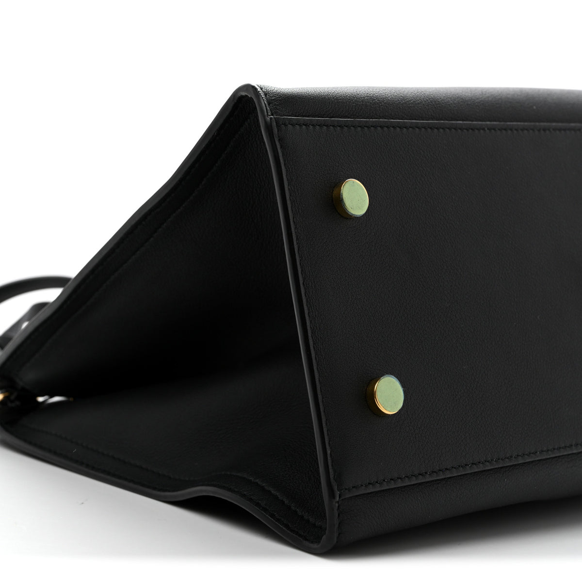 Calfskin Small Classic Y Cabas Black