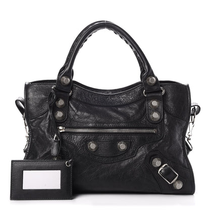 Balenciaga Agneau Giant 21 Silver Hardware City Black 1 of 8