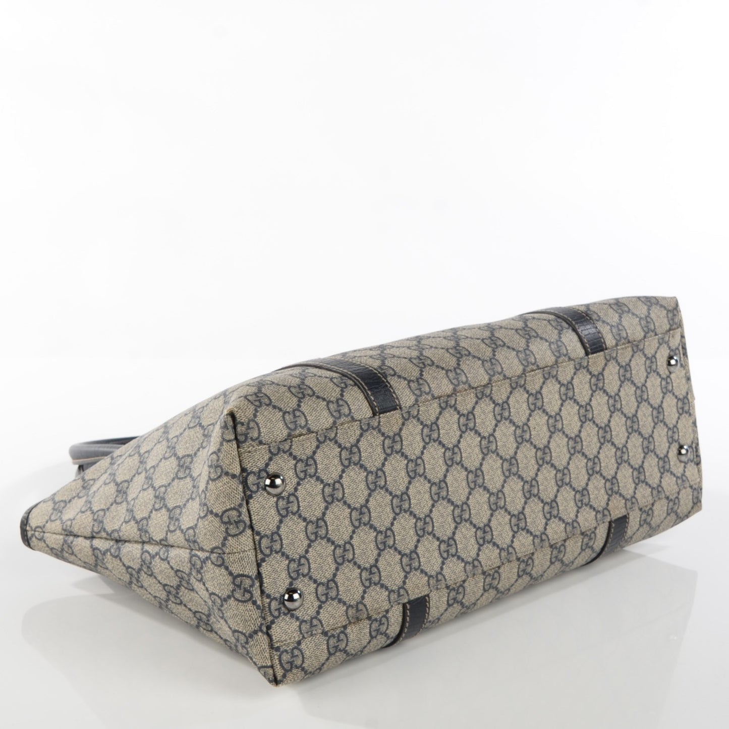 GG Plus Monogram Medium Joy Tote Navy