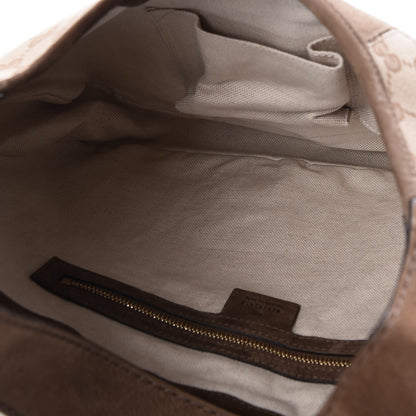 Gucci Monogram Web Medium Jackie O Hobo Brown 5 of 8