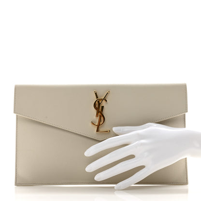Saint Laurent Grain De Poudre Uptown Pouch Crema Soft 2 of 7