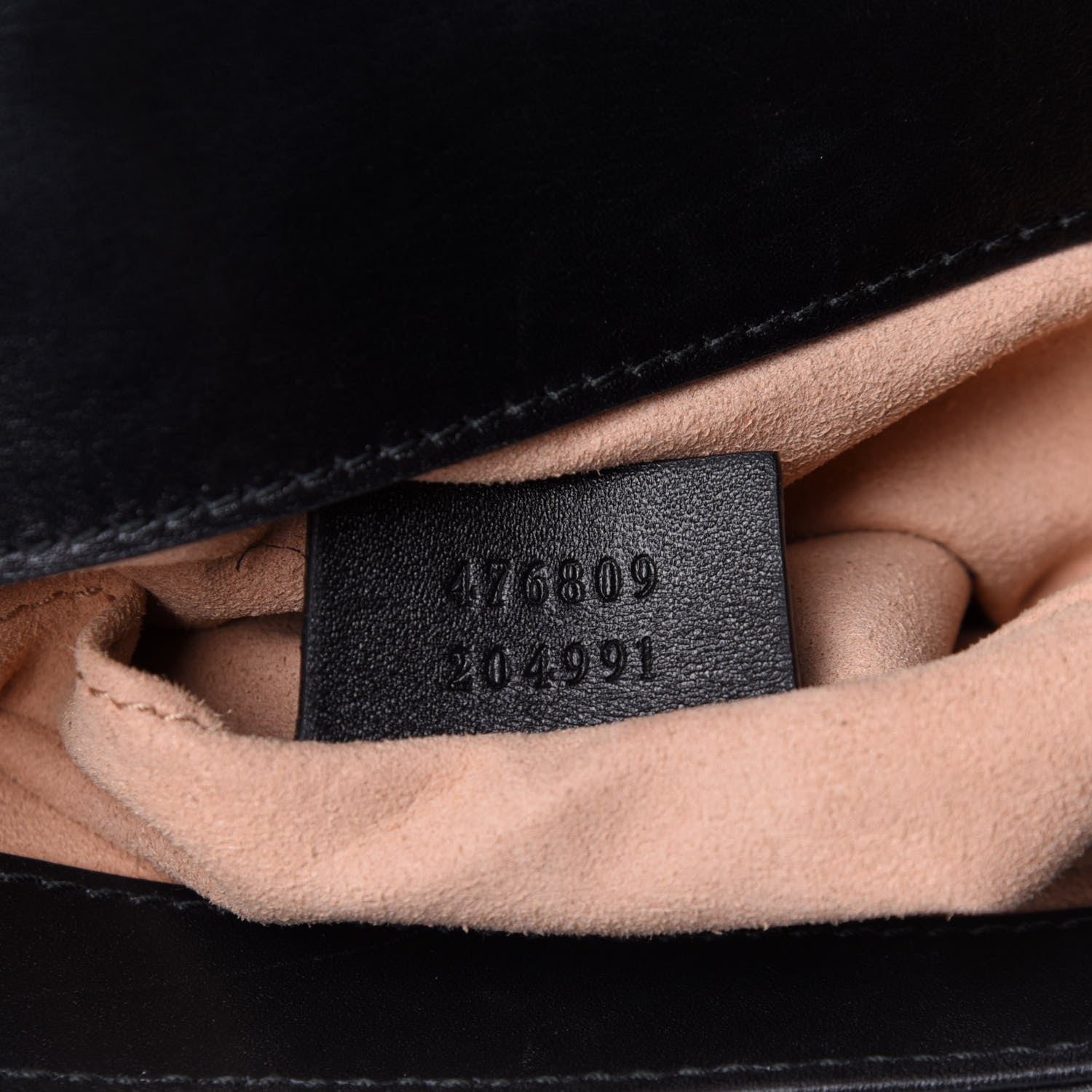 Gucci Calfskin Matelasse Pearly GG Marmont Chain Belt Bag Black 7 of 11