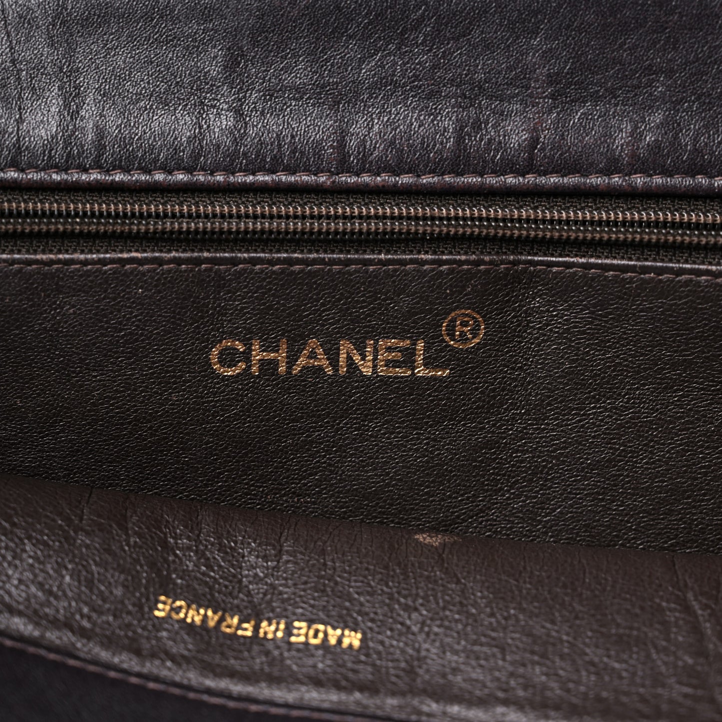 Lambskin CC Tote Brown
