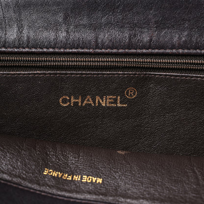 Chanel Lambskin CC Tote Brown 6 of 18
