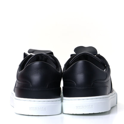 Hermes Calfskin Day Sneakers 36.5 Black 4 of 9