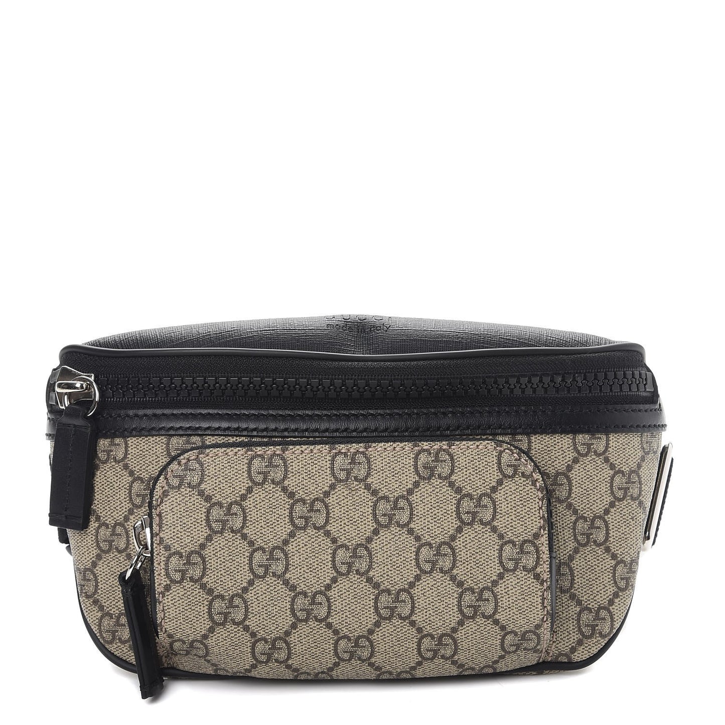 GG Supreme Monogram Belt Bag Black