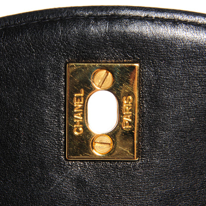 Chanel Lambskin Quilted Backpack Black 6 of 10