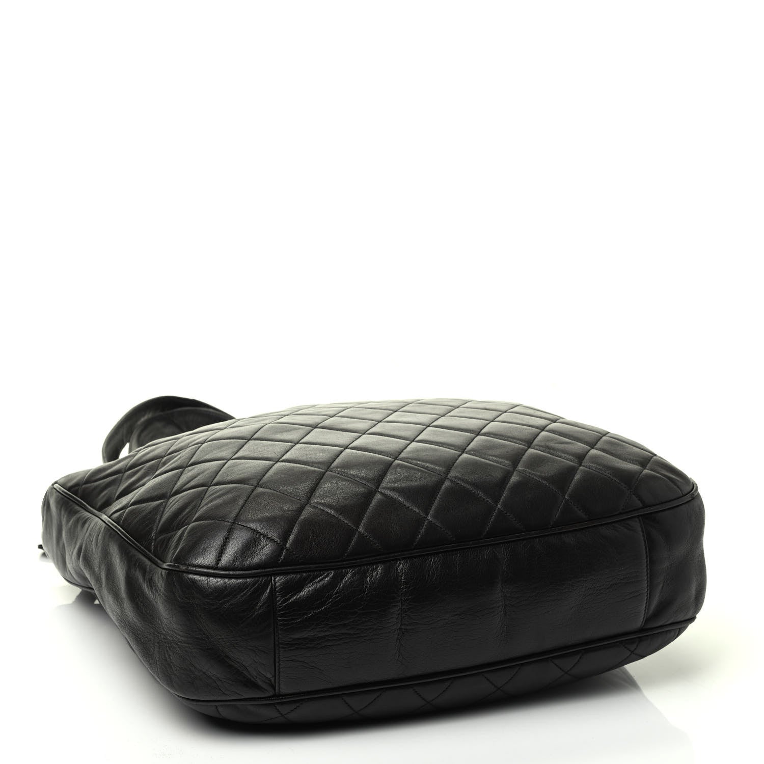 Chanel Lambskin Quilted CC Shoulder Bag Black 4 of 9
