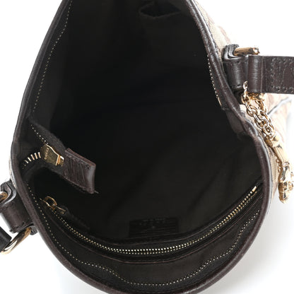Gucci Monogram Web Jolicoeur Charms Messenger Dark Brown 4 of 4