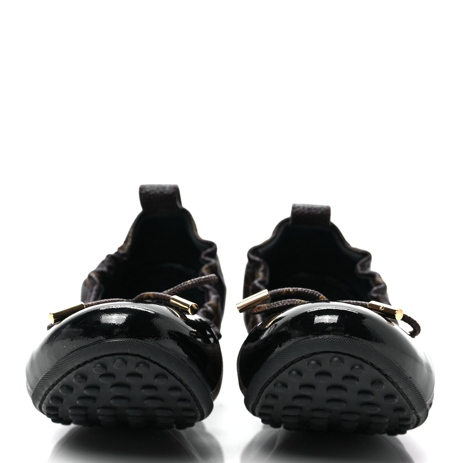 Louis Vuitton Monogram Flirty Ballerina Flat 38.5 Black 2 of 7