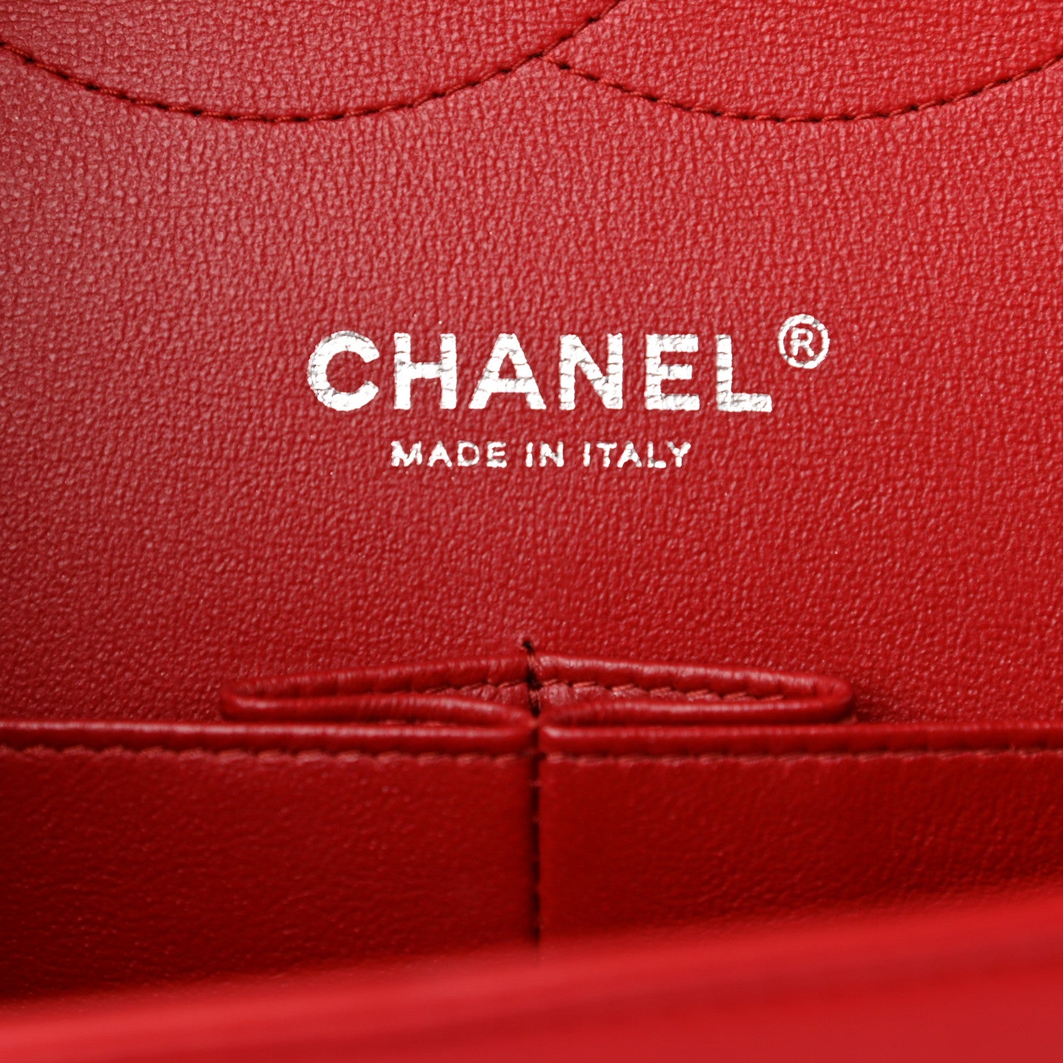 Chanel Lambskin Quilted Jumbo Double Flap Red 6 of 12