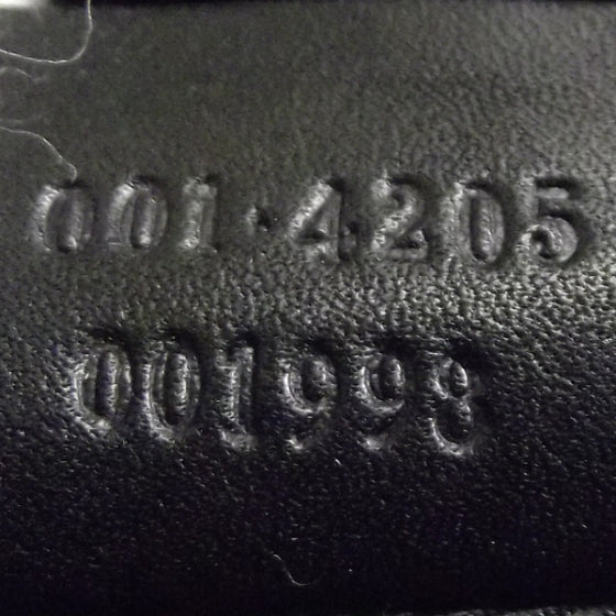 Gucci Canvas Monogram Shoulder Bag Black 8 of 10