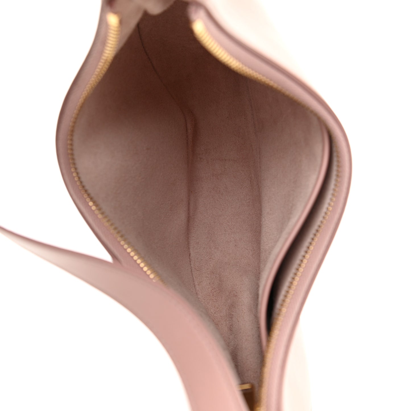 Smooth Calfskin Ava Shoulder Bag Rose Vintage