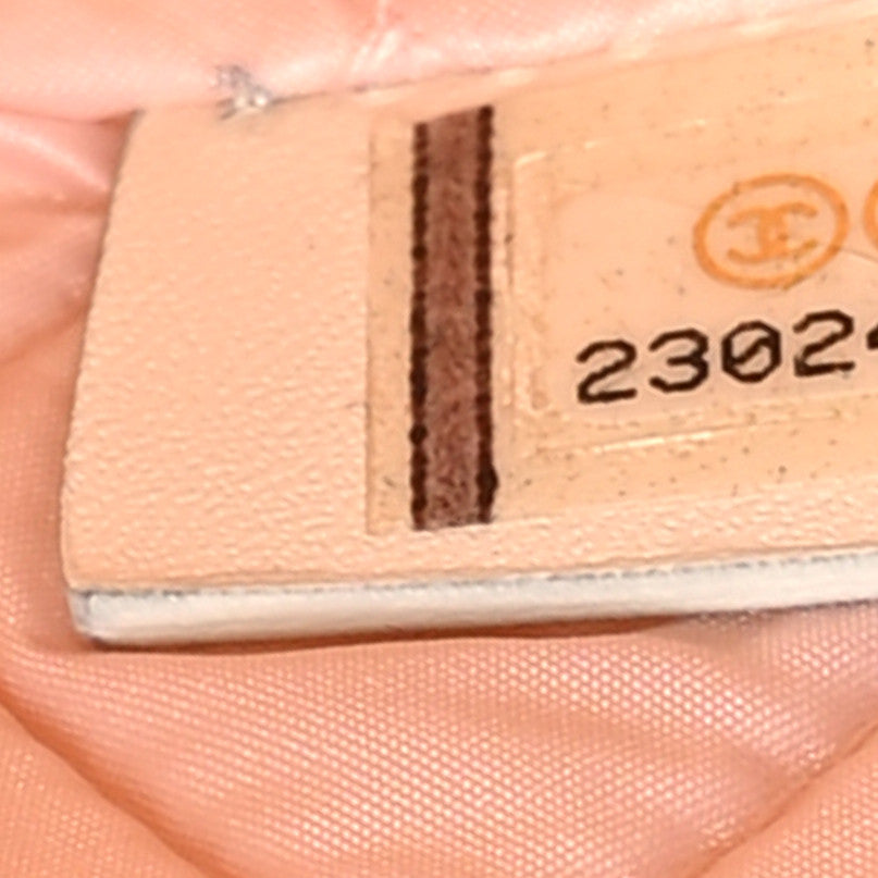 Chanel Canvas Medium Coco Cuba Cosmetic Case Yellow Turquoise 6 of 6