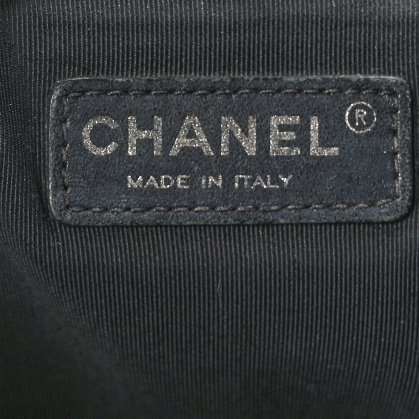 Patent Quilted Large Boy Flap Black
