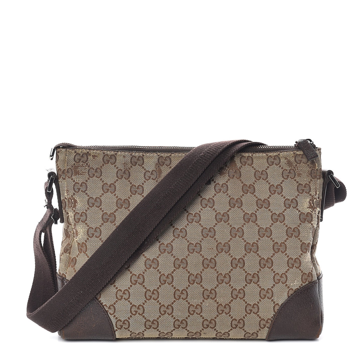 Monogram Joy Messenger Bag Dark Brown