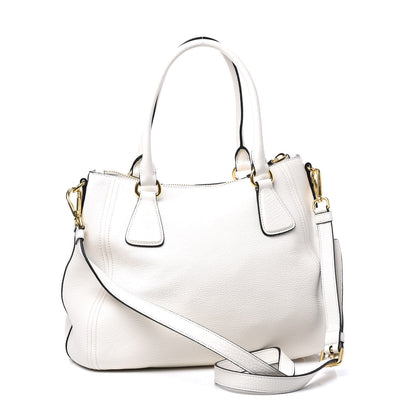 Prada Vitello Phenix Shopping Tote Bianco 2 of 11