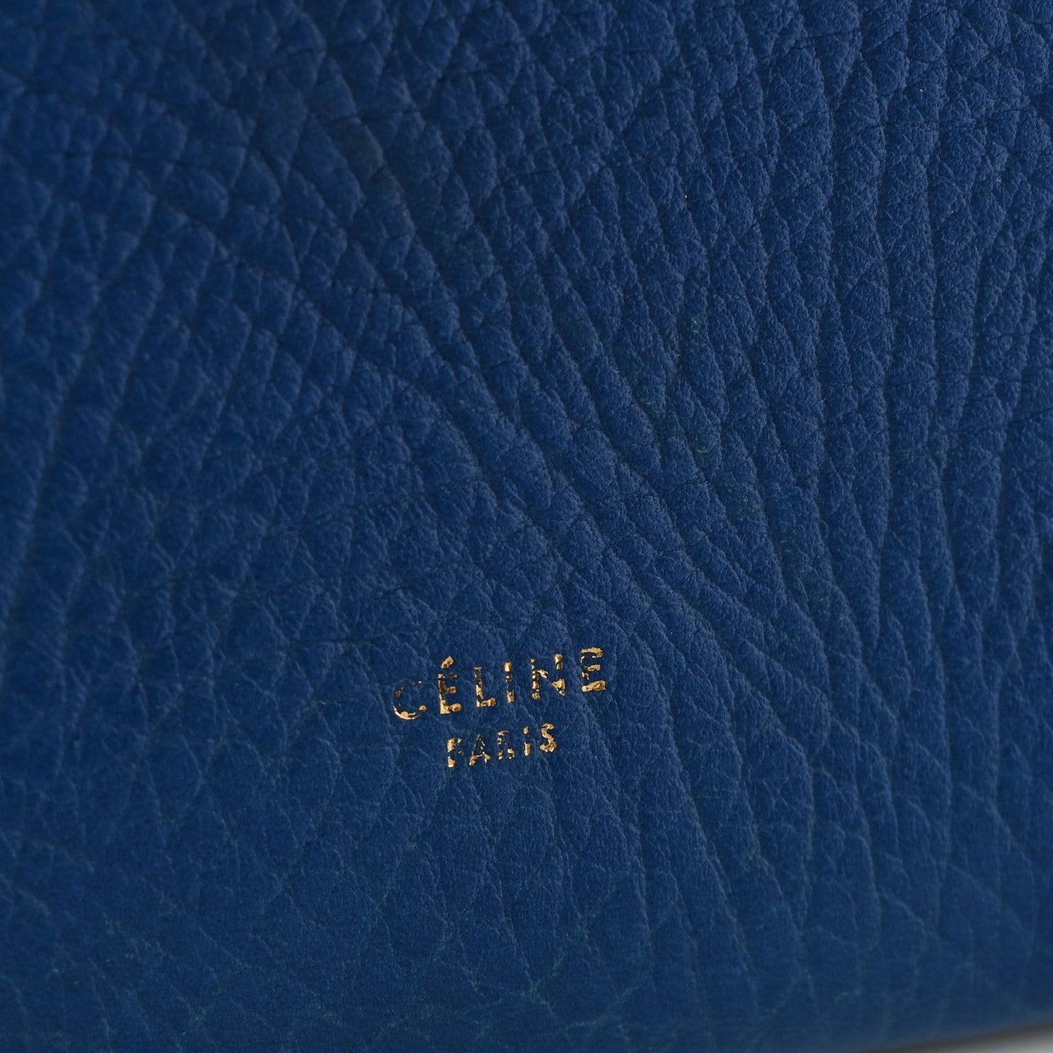 Celine Elephant Calfskin Mini Tri-Color Belt Bag Indigo 6 of 16