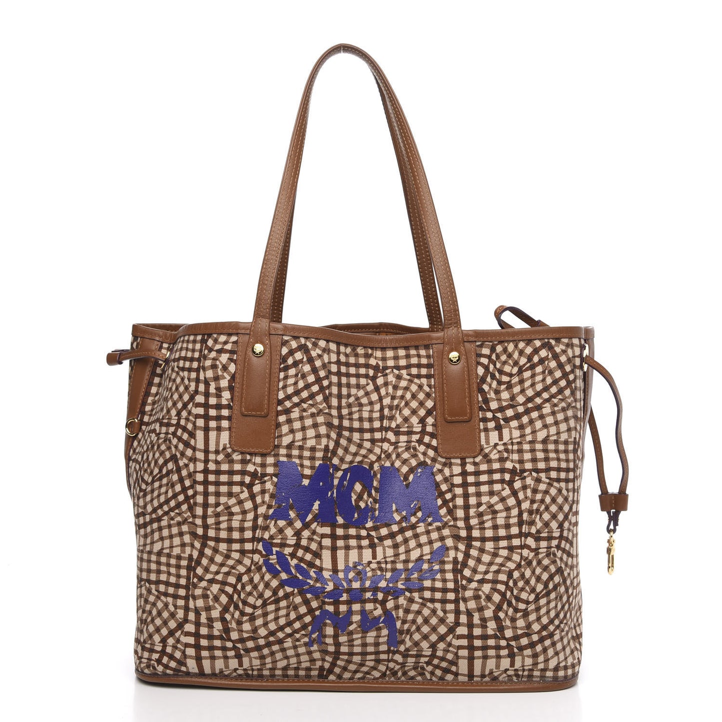 Visetos Medium Liz Reversible Shopper Tote Cognac
