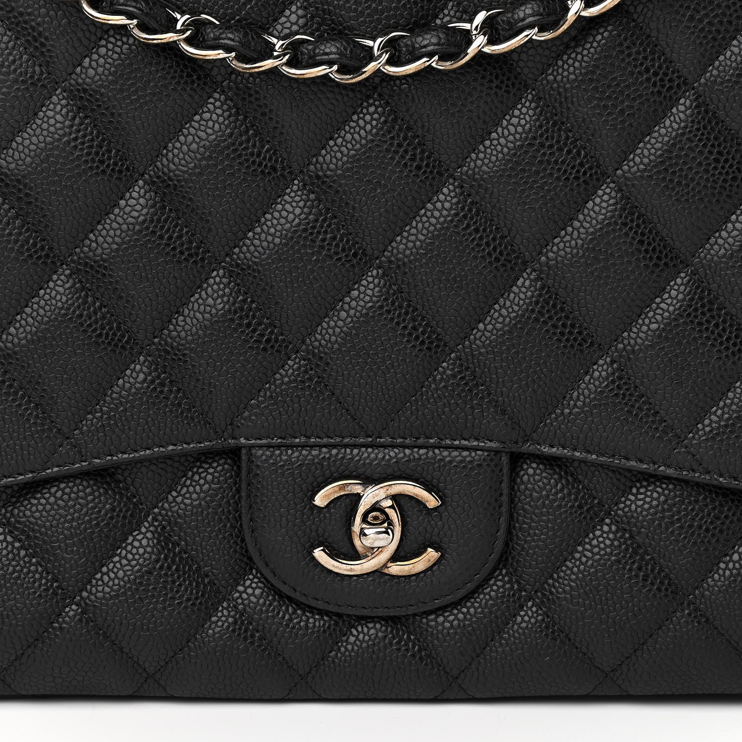 Chanel Caviar Quilted Maxi Single Flap Black 11 of 11