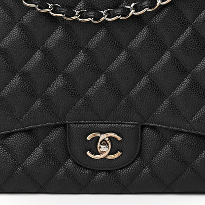 Chanel Caviar Quilted Maxi Single Flap Black 11 of 11