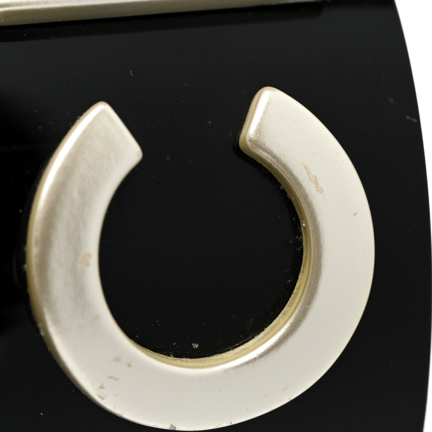Resin Metal Cuff Black