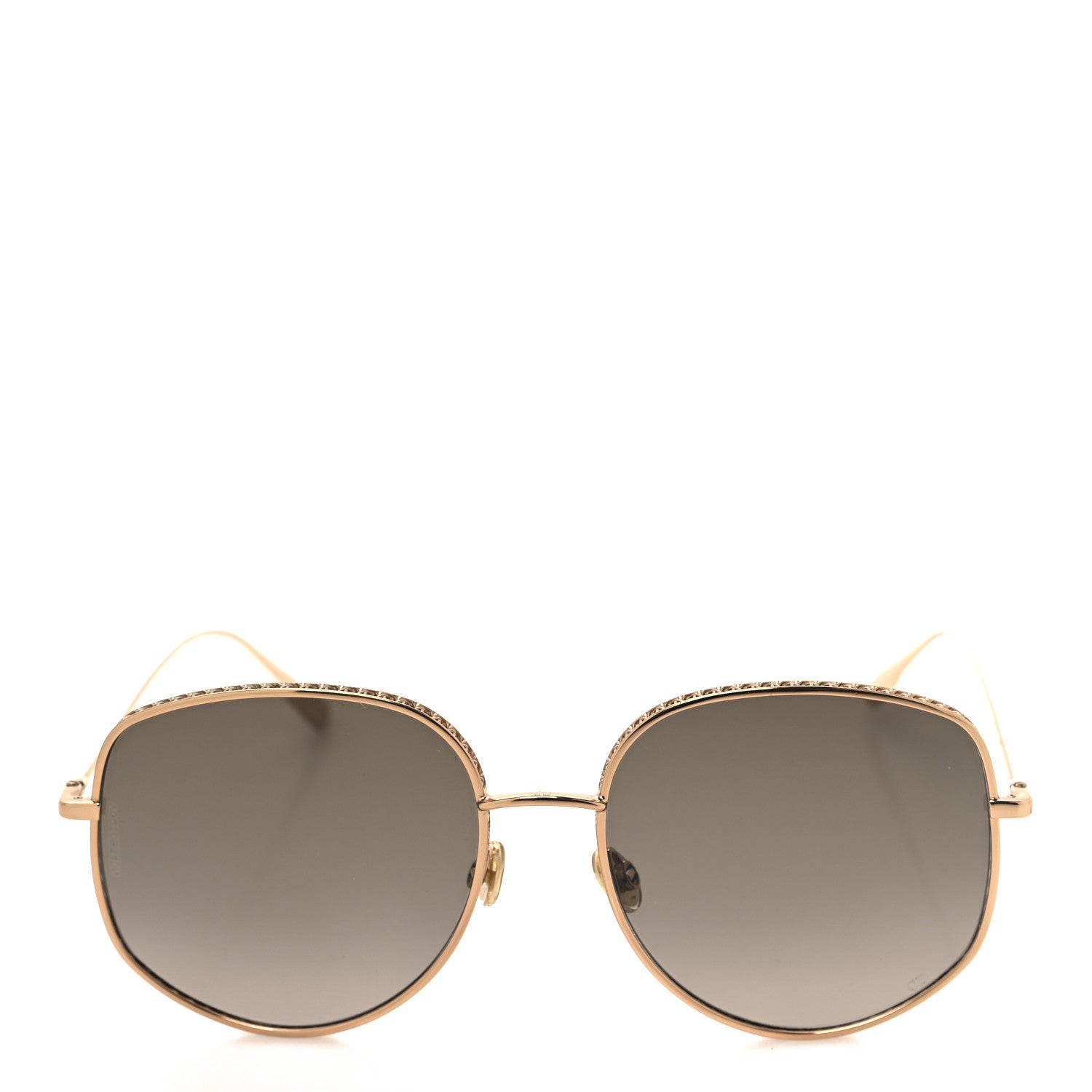 Christian Dior Metal Dior By Dior 2 Sunglasses Gold 2 of 9