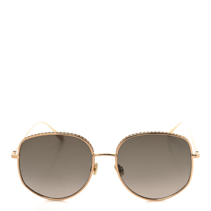Christian Dior Metal Dior By Dior 2 Sunglasses Gold 2 of 9