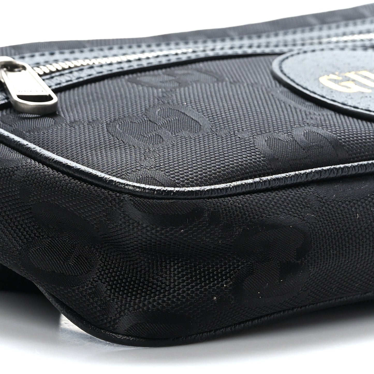 Econyl Nylon Monogram Off The Grid Belt Bag Black