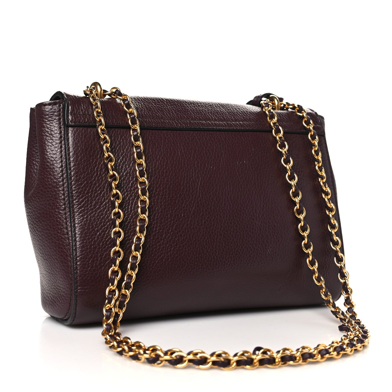 Mulberry Small Classic Grain Calfskin Small Lily Flap Oxblood 3 of 9