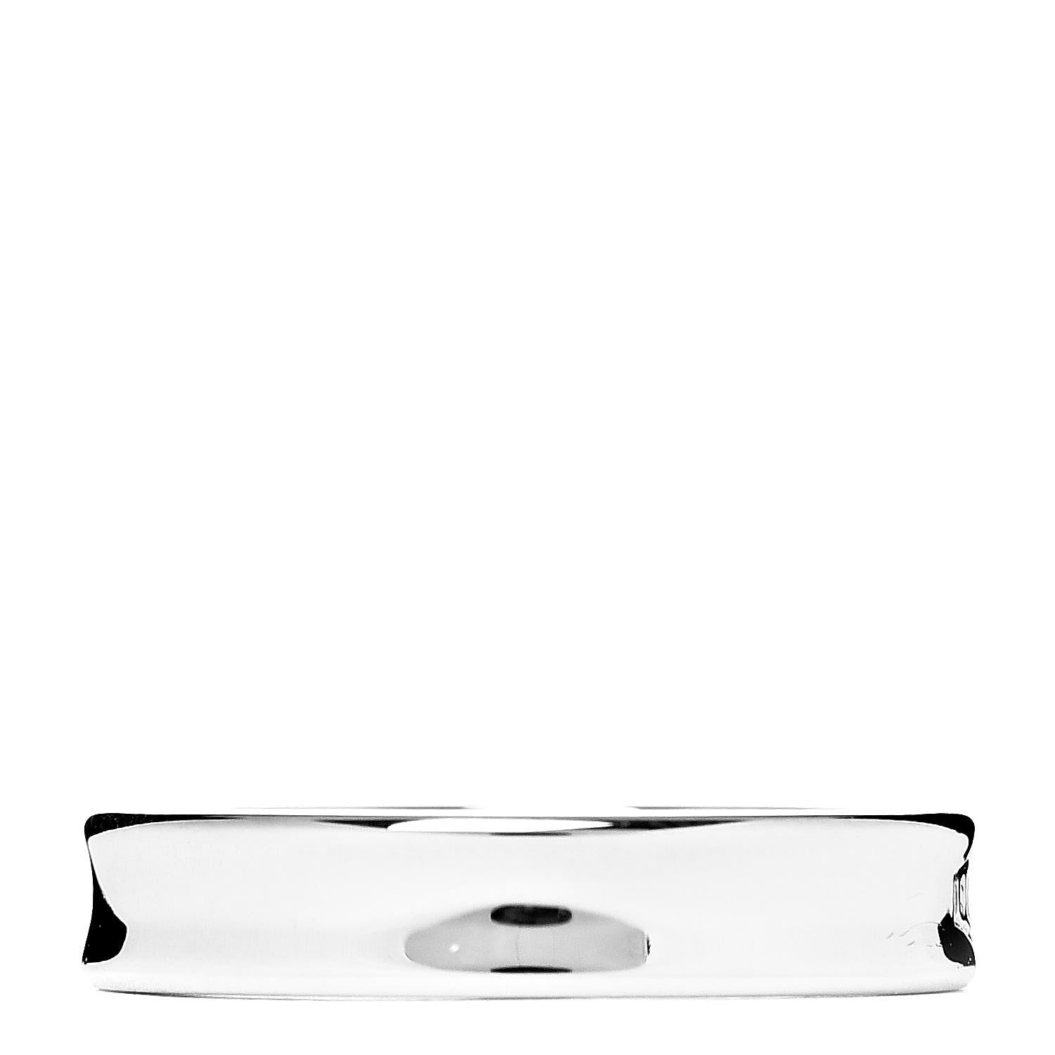 Tiffany Sterling Silver Narrow 1837 Band Ring 47 4.25 3 of 5