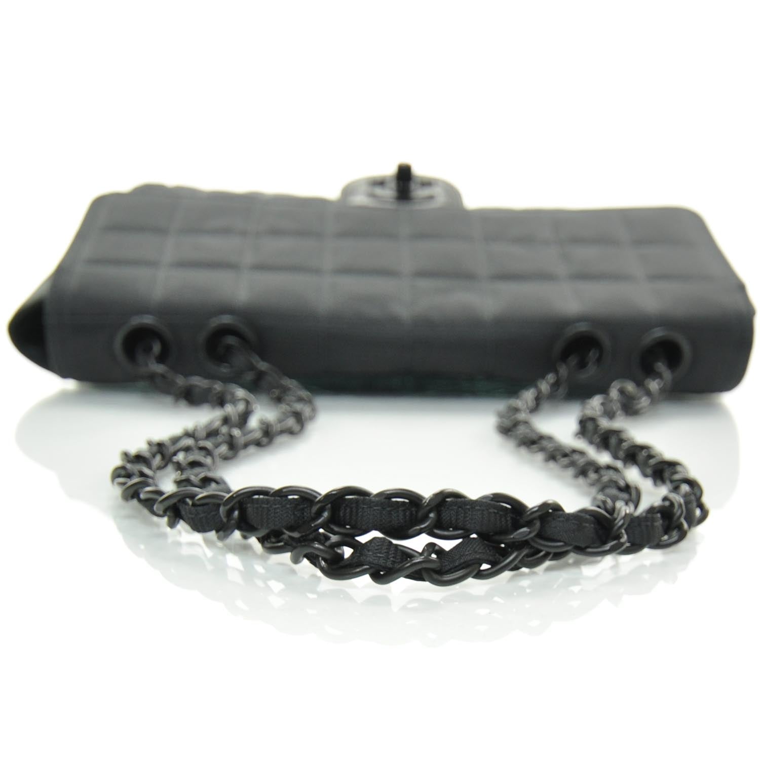 Chanel Nylon Travel Flap Black 6 of 10