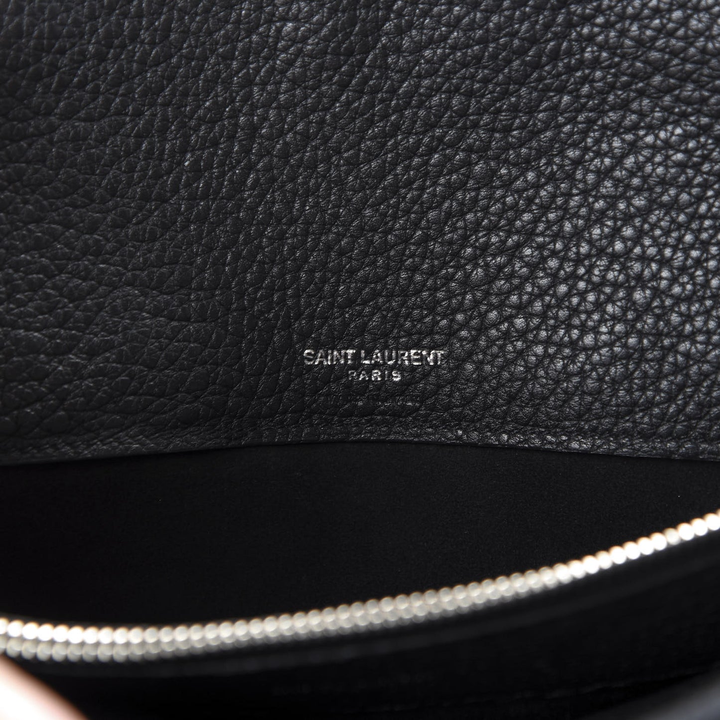Grained Calfskin Small Supple Sac De Jour Black