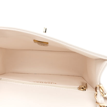 Chanel Caviar Quilted Mini Sweet Classic Flap White 5 of 10