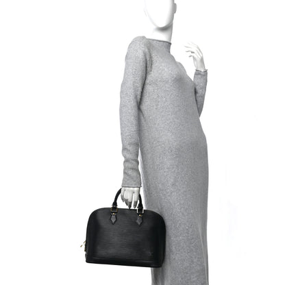 Louis Vuitton Epi Alma PM Black 2 of 11
