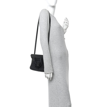 Hermes Taurillon Clemence Halzan 25 Black 2 of 13