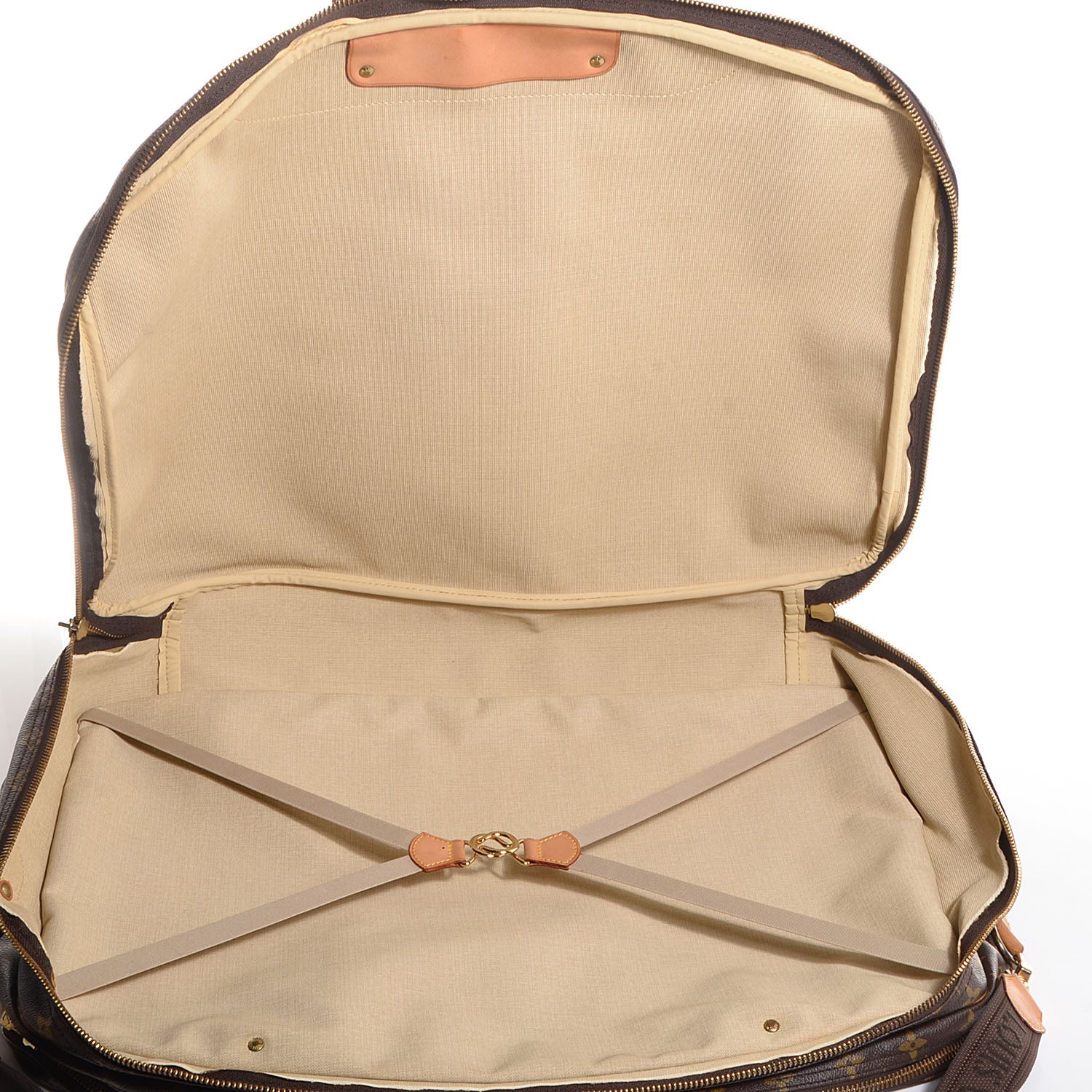 Louis Vuitton Monogram Alize 2 Compartment Luggage Travel Bag 5 of 7