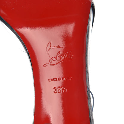 Christian Louboutin Calf Zarli PVC Optisexy 70 Pumps 38.5 Black 6 of 8