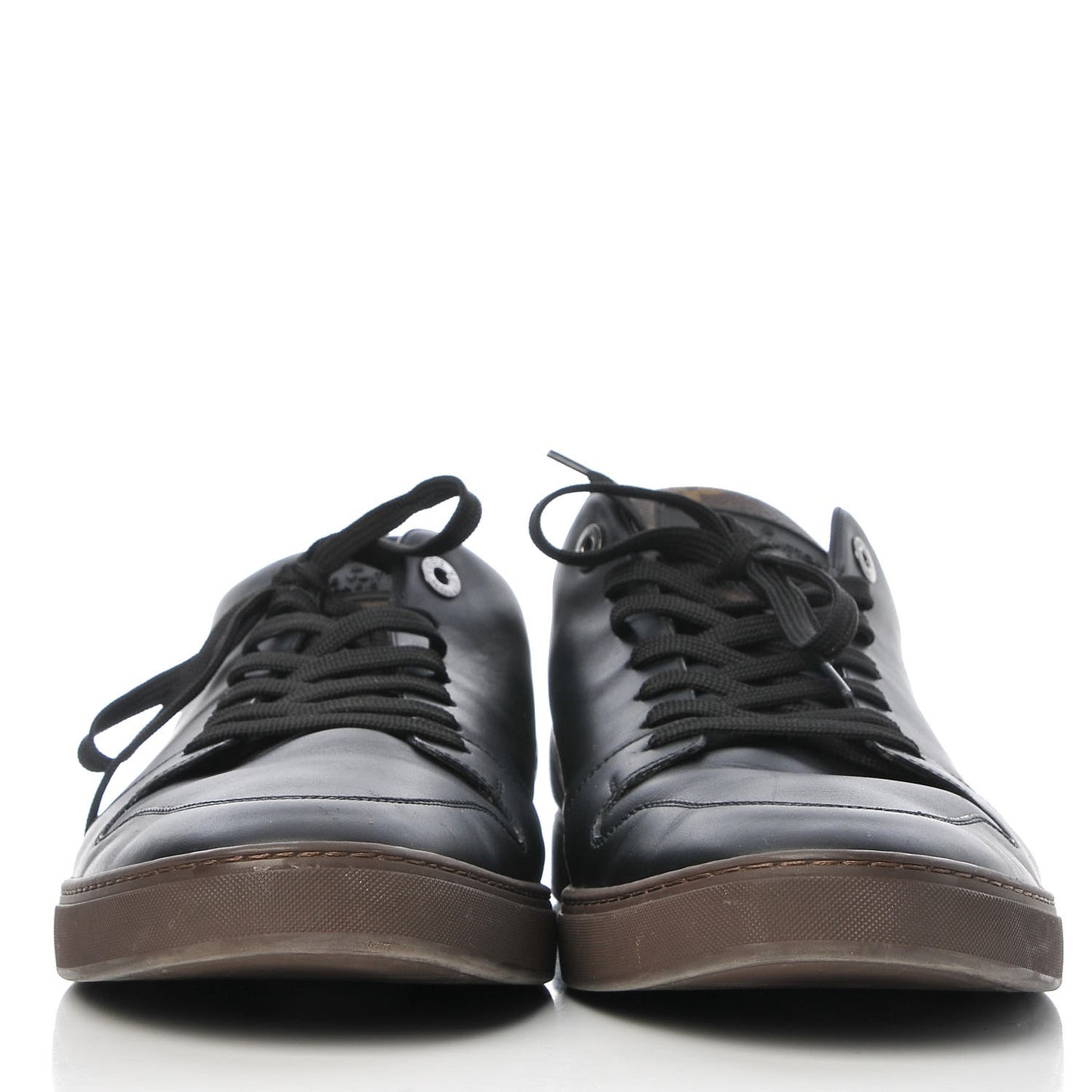 Calfskin Monogram Line Up Sneaker 13 Black